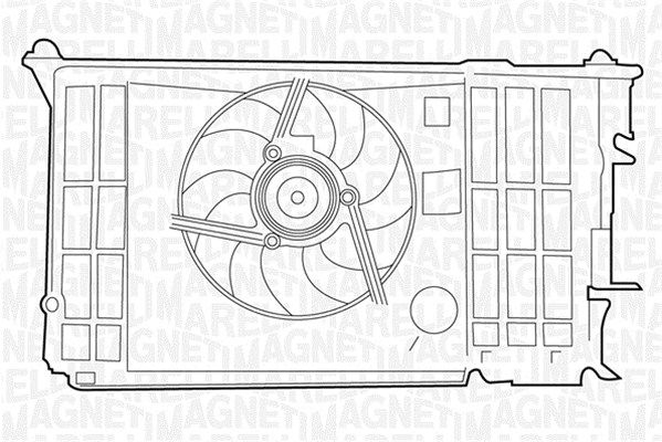 MAGNETI MARELLI Ventilaator,mootorijahutus 069422373010